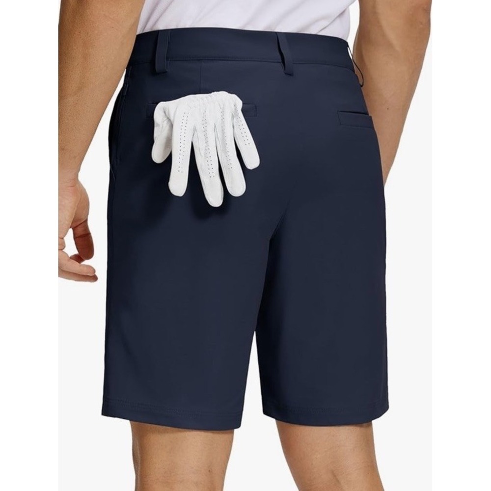 Willit Navy Golf Chino Dress Shorts 9" Quick Dry UPF50+ Stretch Mens 42 NWOT $43